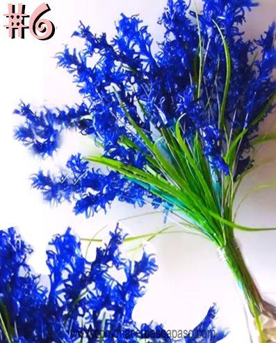 cómo hacer flores con botellas plásticas