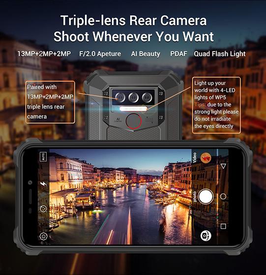 Oukitel WP5 - Cámaras