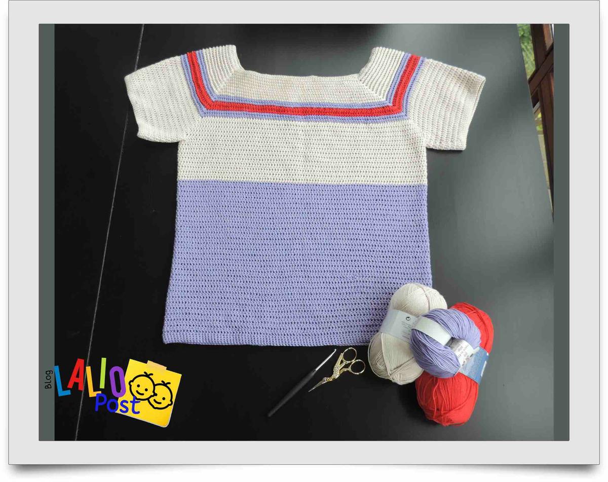 Top tejido a crochet, Konina