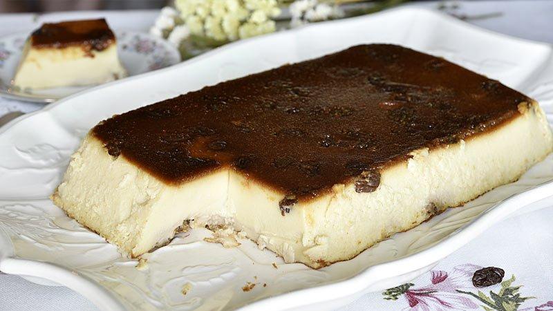 receta pudin de pan