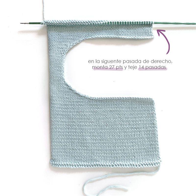 Cómo tejer el vestido de punto para niña y bebé SEASIDE - Patrón y Tuorial Paso a Paso - Teje el cuerpo del vestido