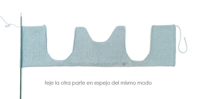 Cómo tejer el vestido de punto para niña y bebé SEASIDE - Patrón y Tuorial Paso a Paso - Teje el cuerpo del vestido