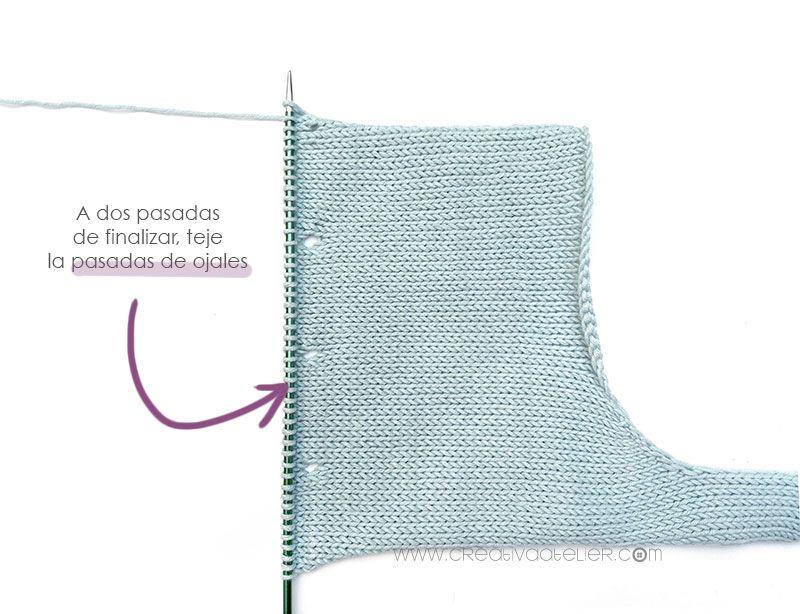 Cómo tejer el vestido de punto para niña y bebé SEASIDE - Patrón y Tuorial Paso a Paso - Teje los ojales