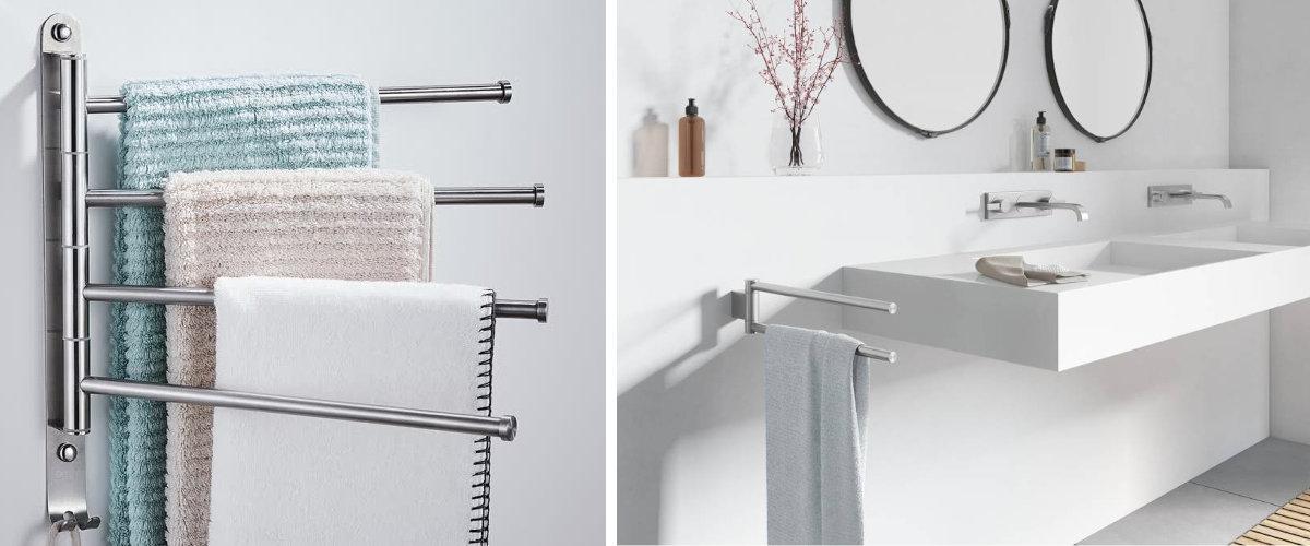 Toalleros de brazo giratorio