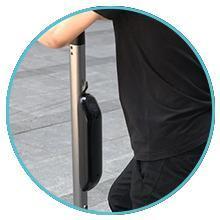 patinete electrico Segway ES2 posibilita la incorporación de otra batería