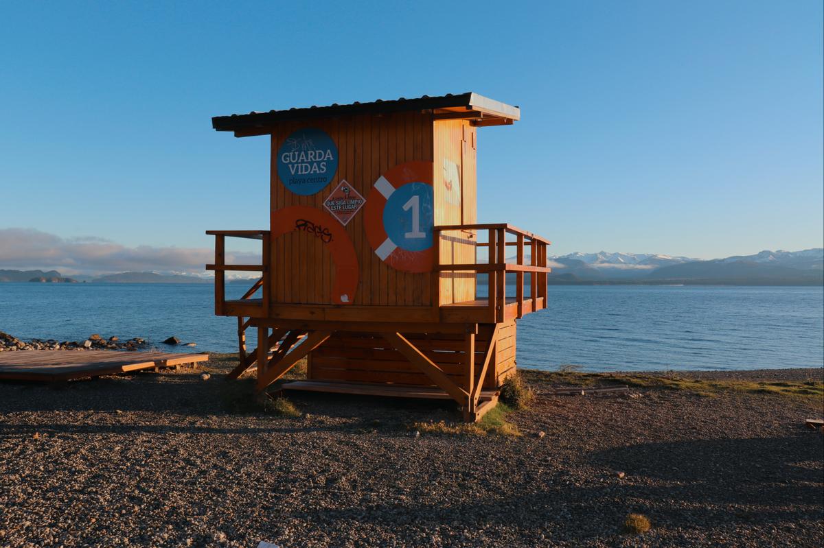 guardavidas en playa centro