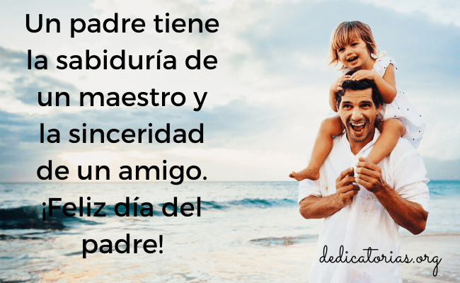 Dedicatorias para el día del padre