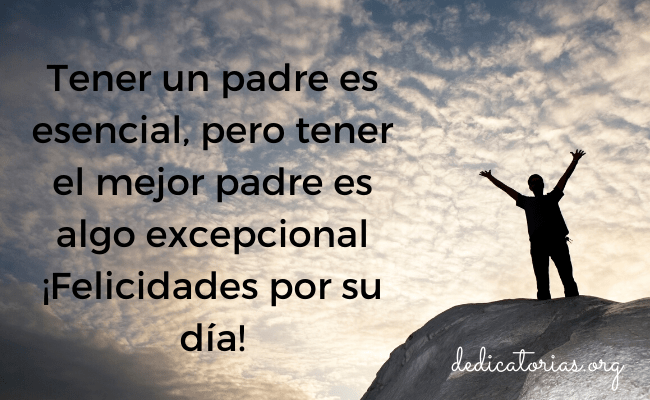 Dedicatorias para el día del padre