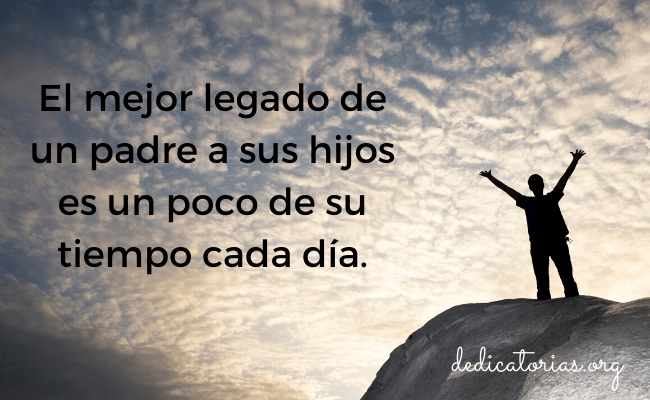 Dedicatorias para el día del padre