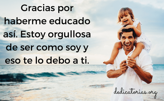 Dedicatorias para el día del padre