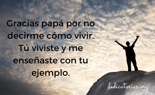 Dedicatorias para el día del padre