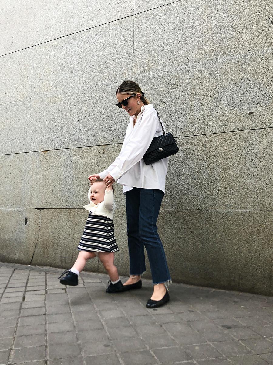 Trini | Levis jeans The Row shirt