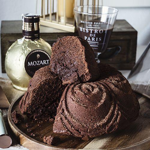Bundt Cake Fudge de Licor de Chocolate Mozart