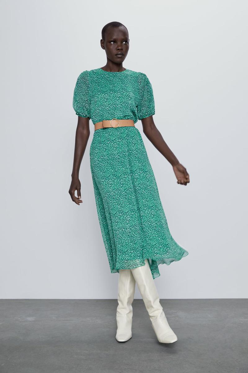 Vestido económico para bautizo y comunión - Zara