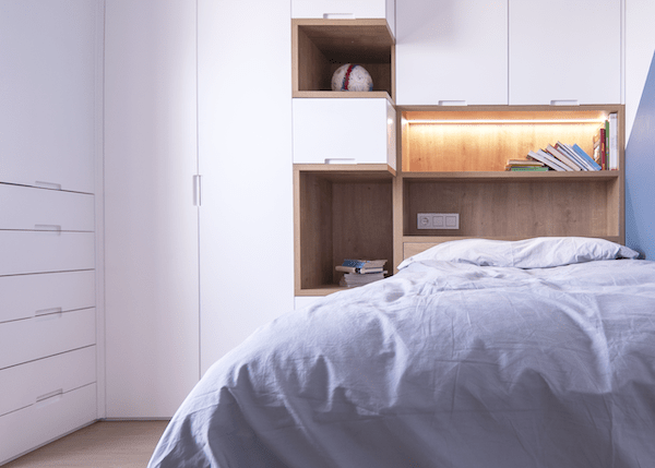 decoralinks | cabecero y armario, todo en uno 