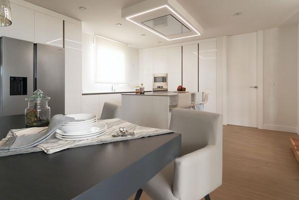 decoralinks | cocina hecha a medida en blanco alto brillo