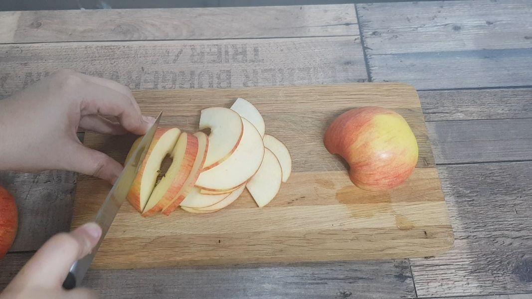 Rosas de hojaldre canela y manzana