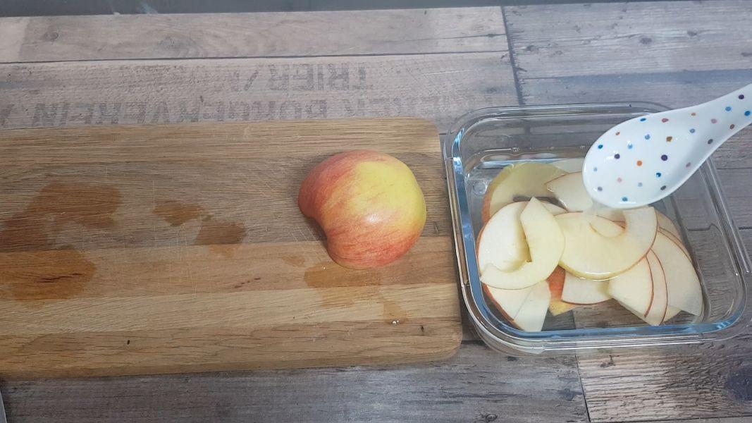 Rosas de hojaldre manzana y canela