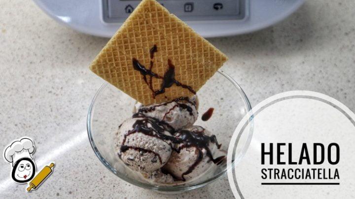 Helado de stracciatella para hacer con Thermomix