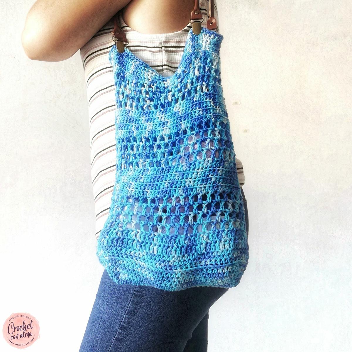 bolso a crochet paso a paso