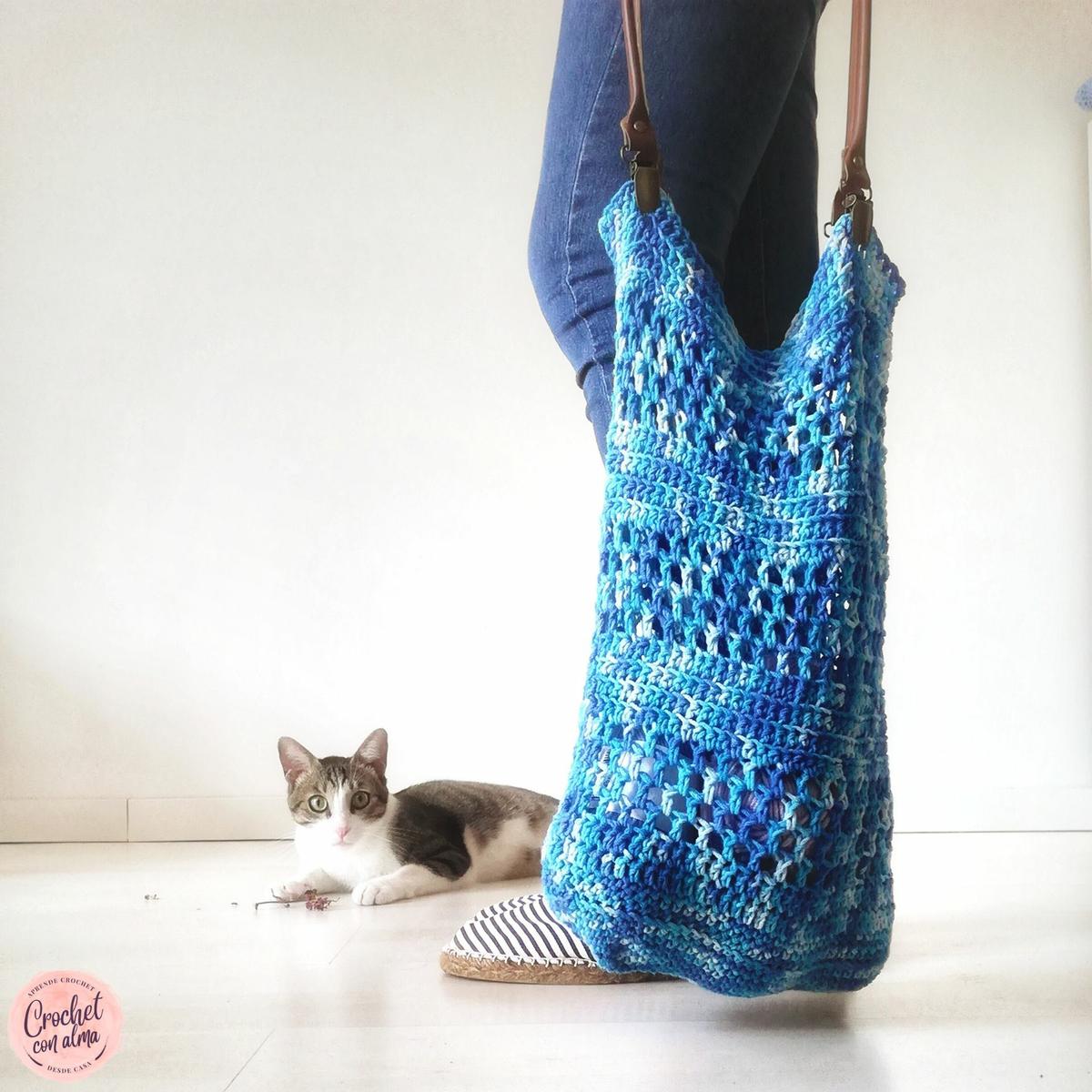 bolso a crochet paso a paso