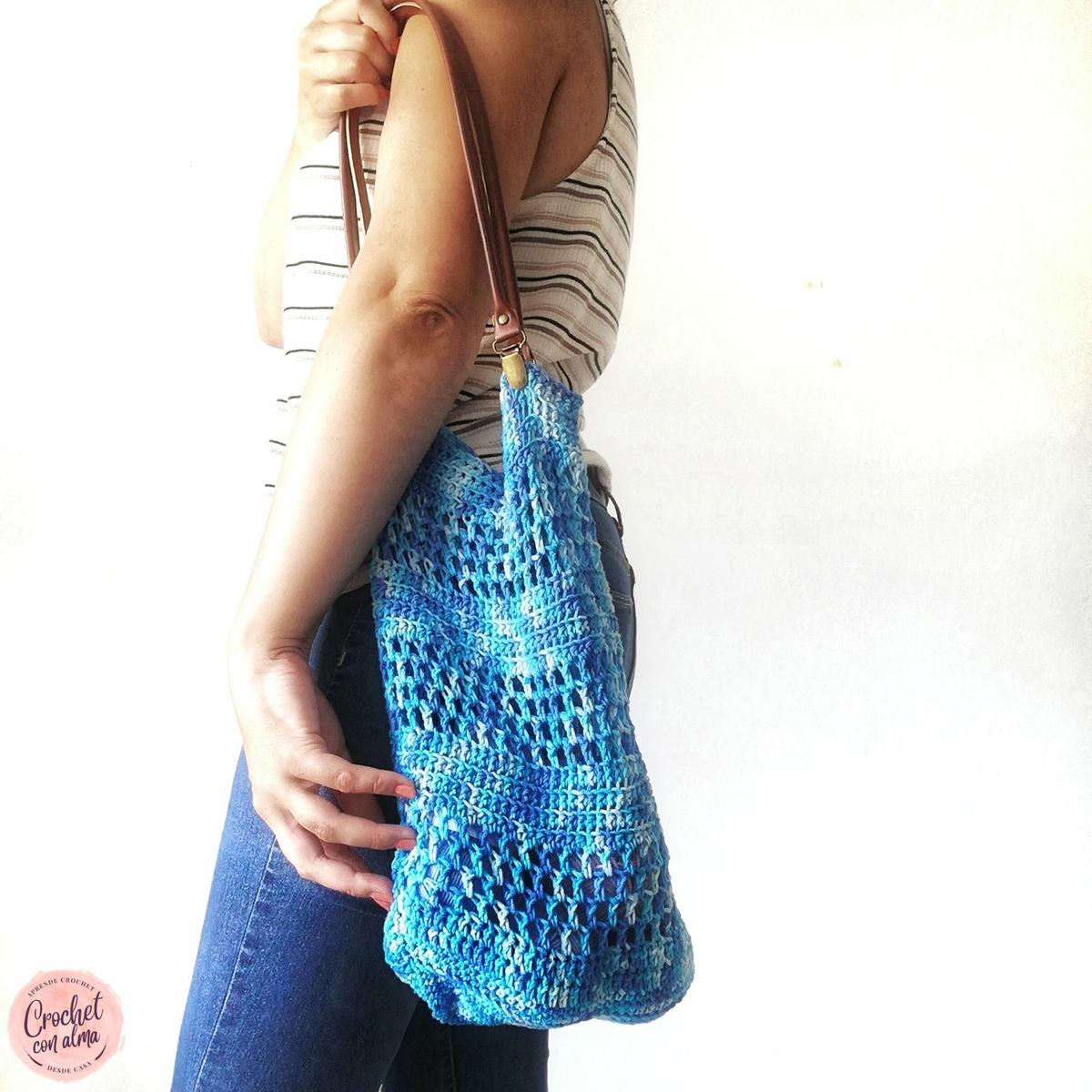 bolso a crochet paso a paso