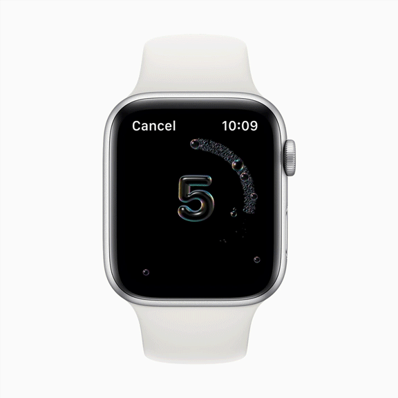 WatchOS 7 - A lavarse las manos