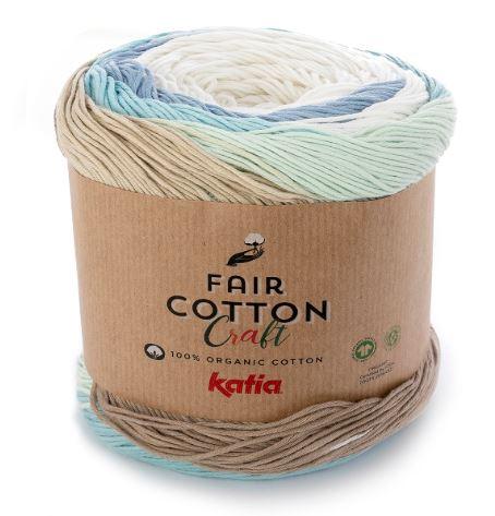 mis nancys, mis peques y yo, manta para bebe en zig zag, Katia - fair cotton craft