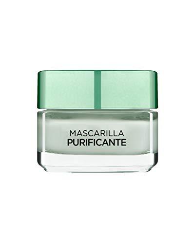 L'Oreal Paris Arcillas Puras Mascarilla Purificante, Tono: Verde, Total: 50 ml