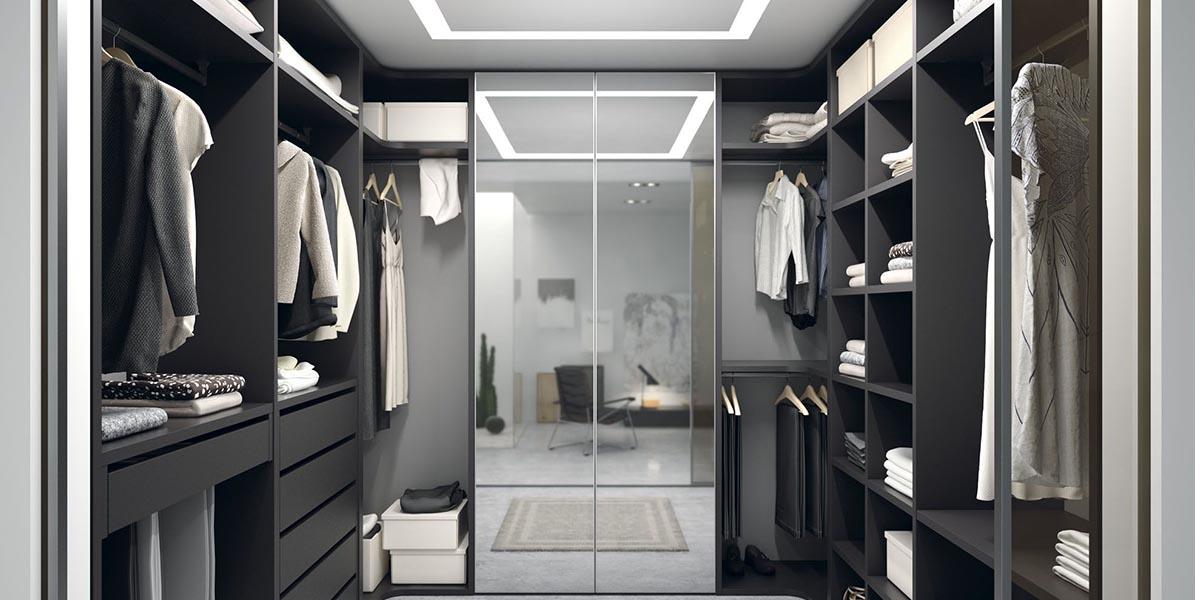 Vestidor sin puertas