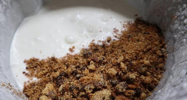 Mezclar la galleta Cookie