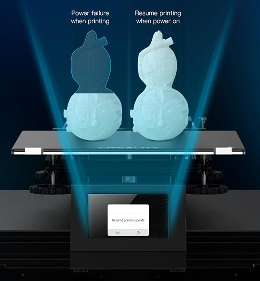 Creality Ender 6 - Recuperación de impresión