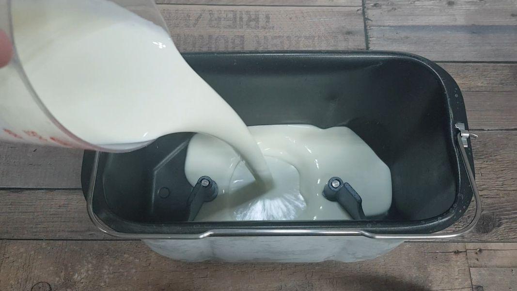 crema o salsa de toffee en panificadora