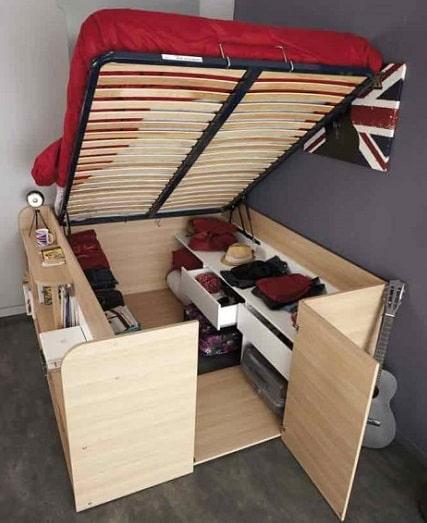 altura suelo canape almacenaje