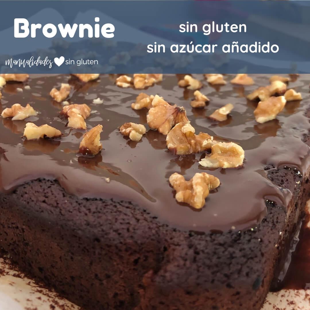 brownie con harina de coco