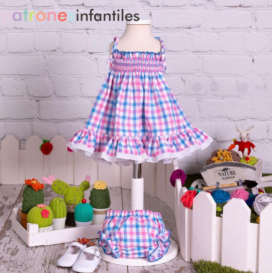 Vestido nido de abeja