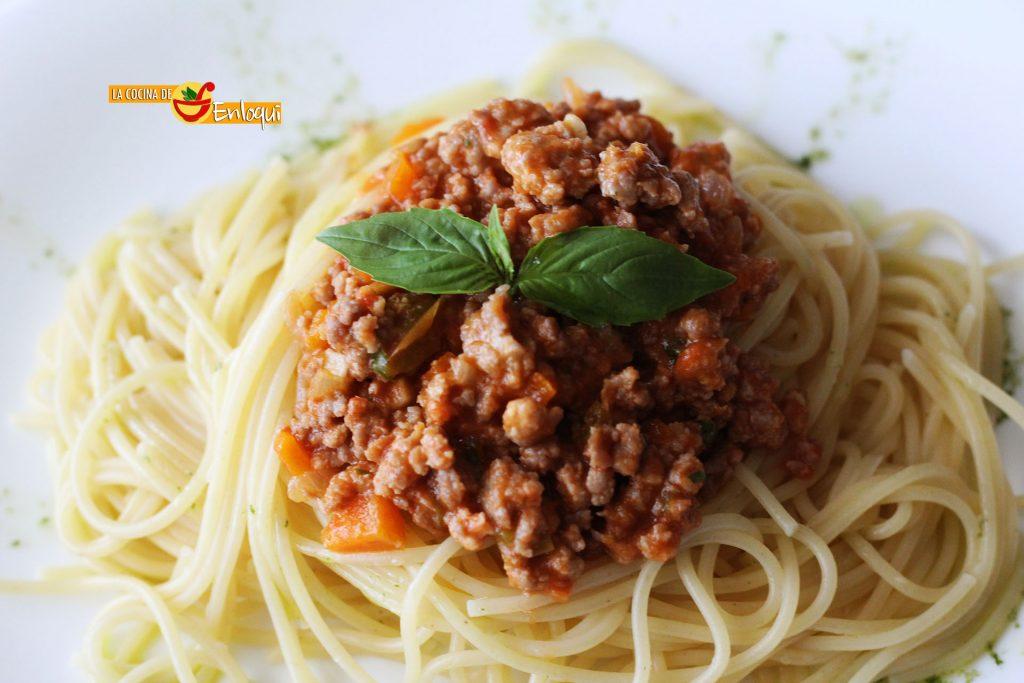 Espagueti boloñesa