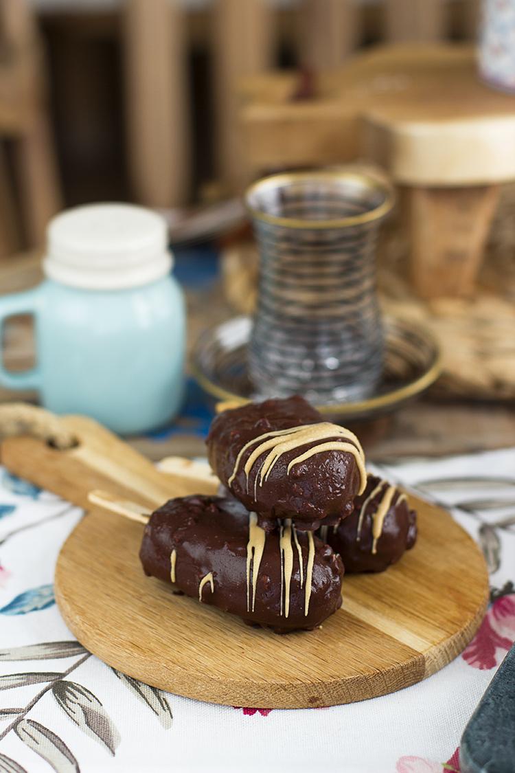 Magnum de Caramelo Salado y Almendras caramelizadas Saludables