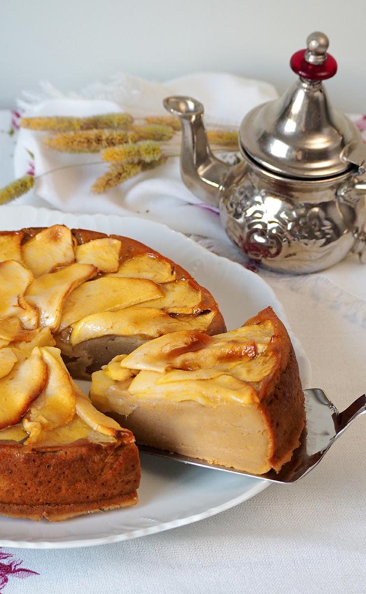 como se hace tarta de manzana facil