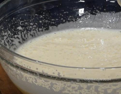 huevos y azucar para tarta horchata