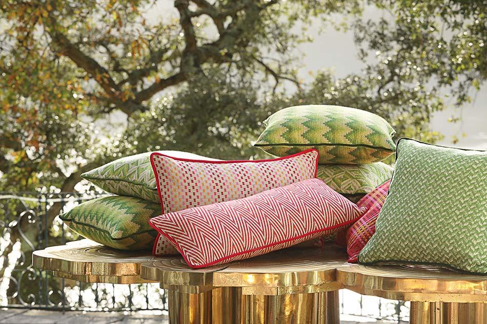 tropico en casa, cojines