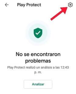 configuración móvil playstore