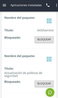 monitorear aplicaciones instaladas