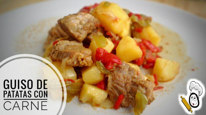 Hacer patatas guisadas con carne en Olla GM