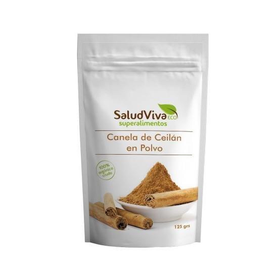 Canela de Ceylan en polvo 125 g, Salud Viva