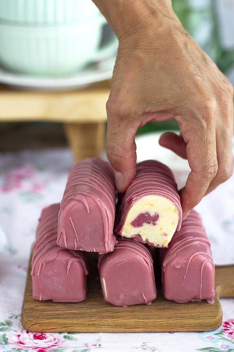 Barritas heladas de Pantera Rosa ricas y fáciles de hacer