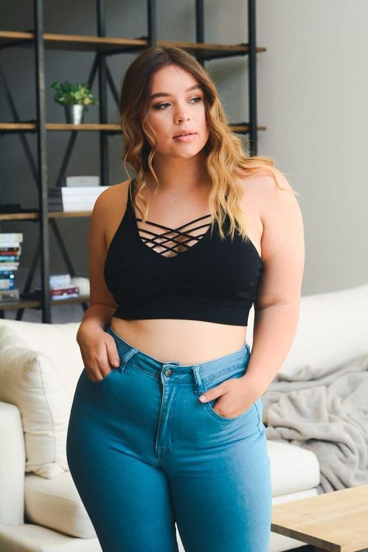 Kingsley Strappy Bralette - Plus Size - Chapter24