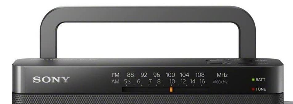 Sony ICF-306 - Asa para transporte conveniente