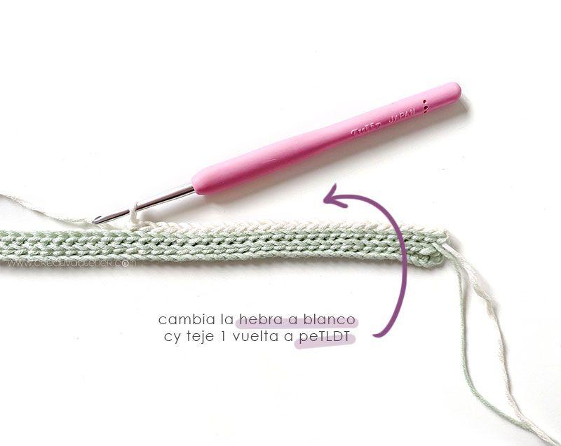 Cómo tejer la chaqueta STRIPY de Crochet para bebé y niña - patrón y Tutorial