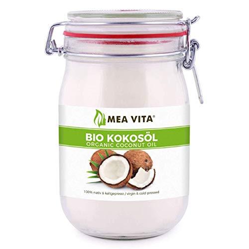 Meavita Aceite De Coco Orgánico, Virgen Y Prensado En Frío, 1000 ml